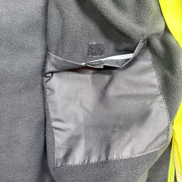 High Visibility Jacket Men’s 2XL Yellow Bomber Hood Type R Class 3 ANSI 107-2015 - Picture 10 of 11